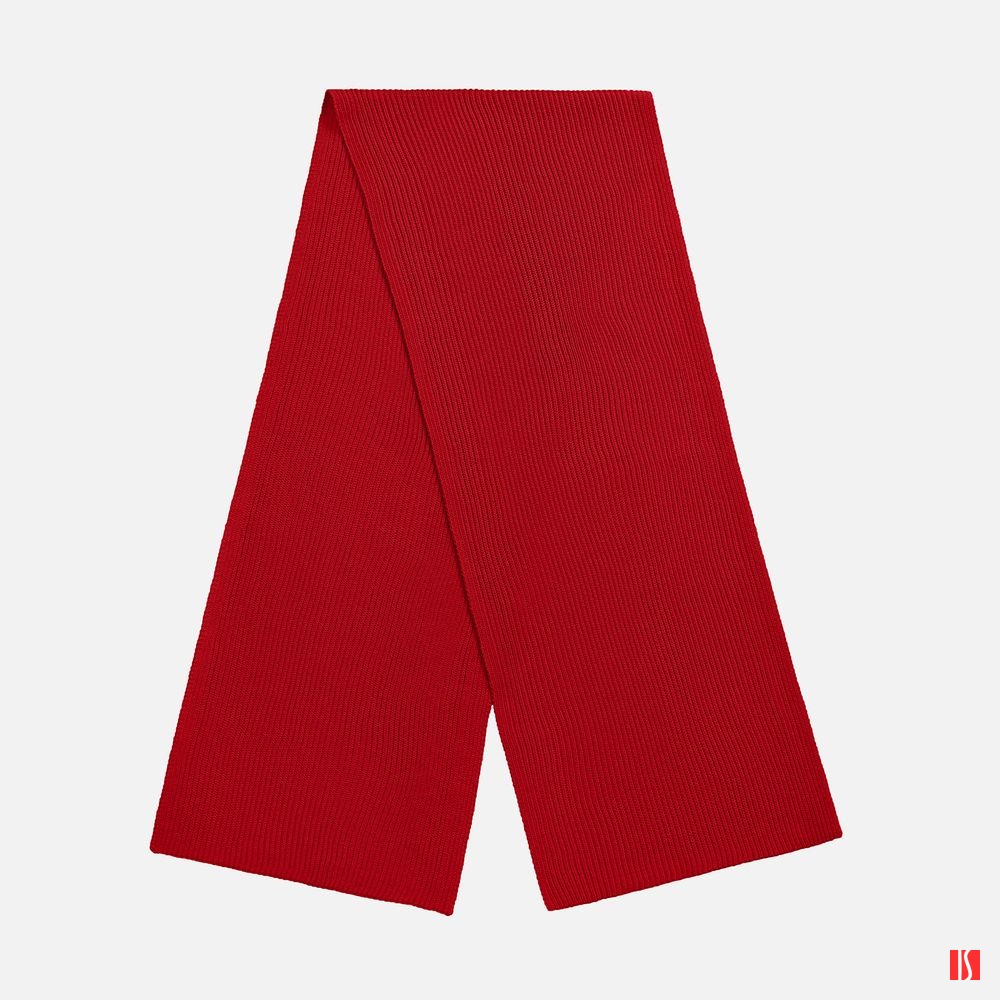 Шарф Nobilis Mono, красный