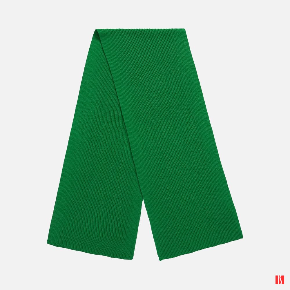 Шарф Nobilis Mono, ярко-зеленый