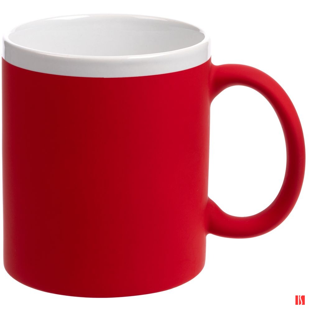 Кружка StopSpot с покрытием софт-тач, красная