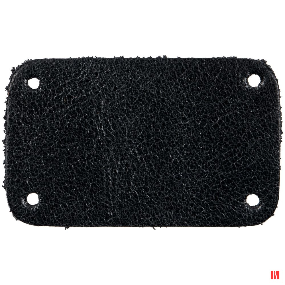 Лейбл кожаный Beta, S, черный