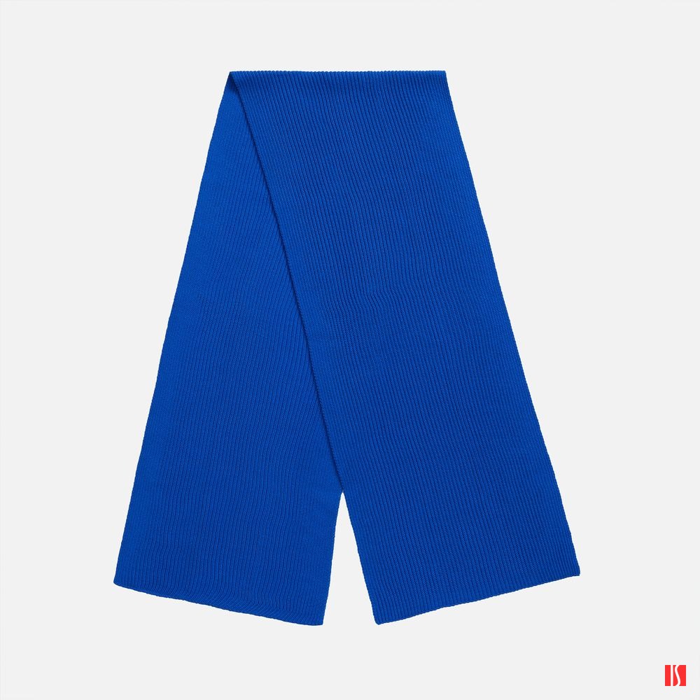 Шарф Nobilis Mono, ярко-синий