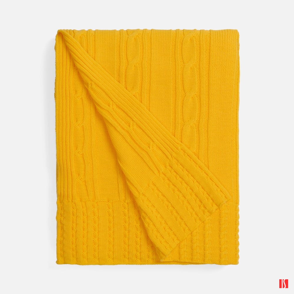 Плед Remitti, желтый