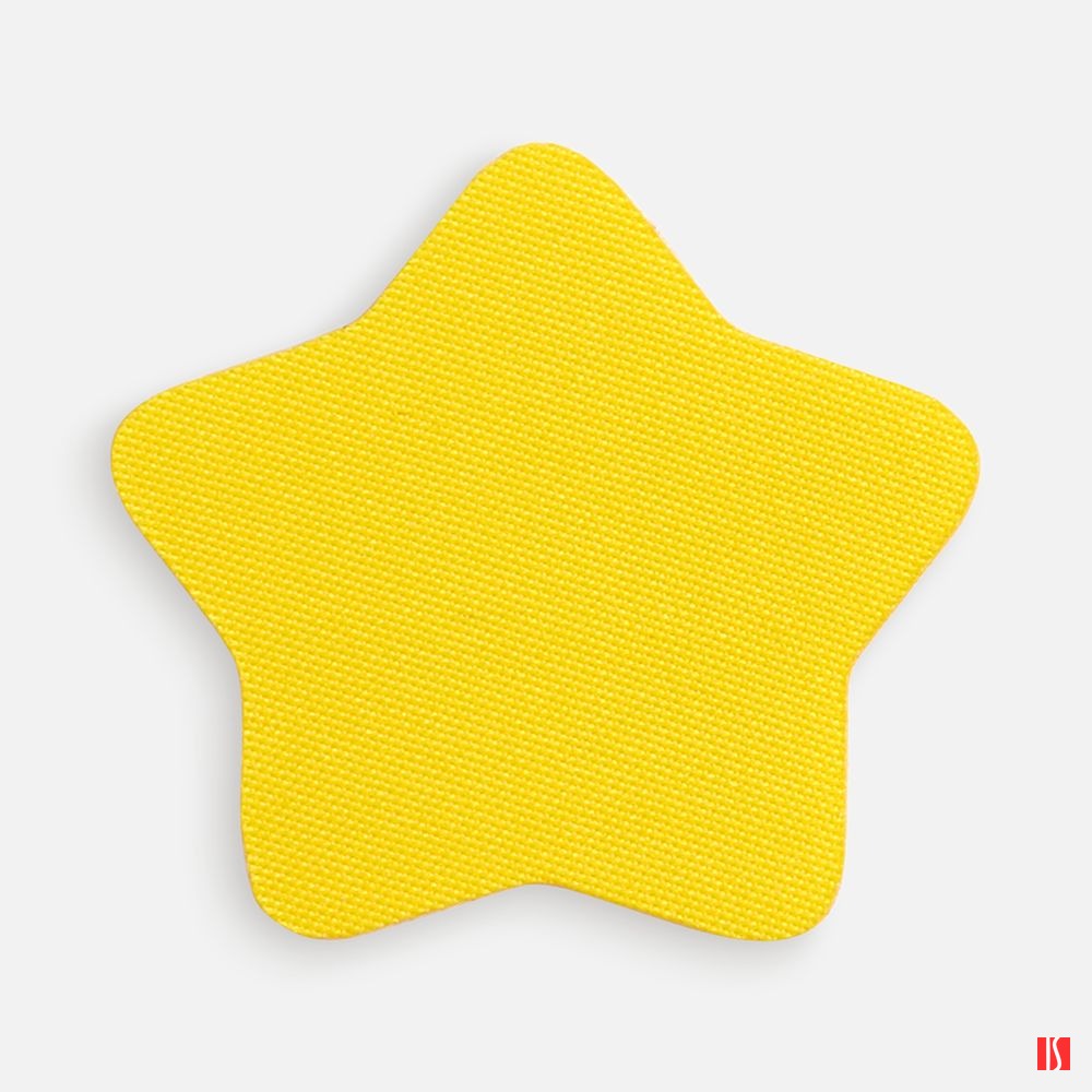 Наклейка тканевая Lunga Bial, M, желтая