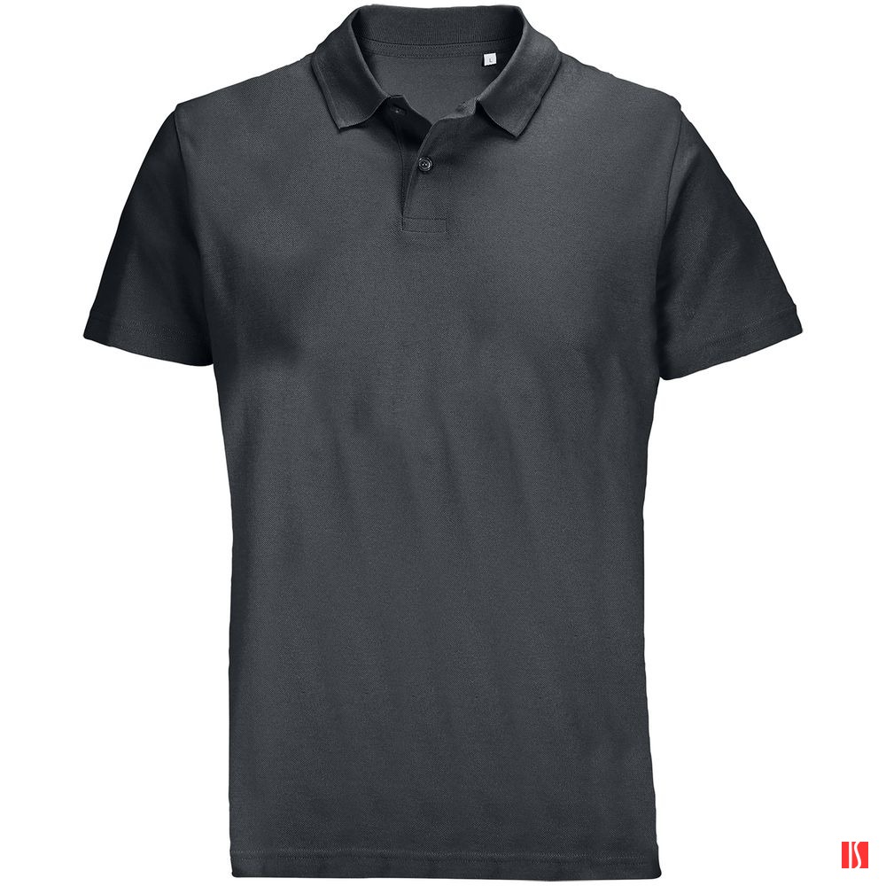 Купить Рубашка поло унисекс Pulse, темно-серая (графит) Рубашка поло унисекс Pulse, темно-серая (графит)