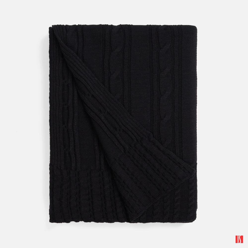 Плед Remitti, черный