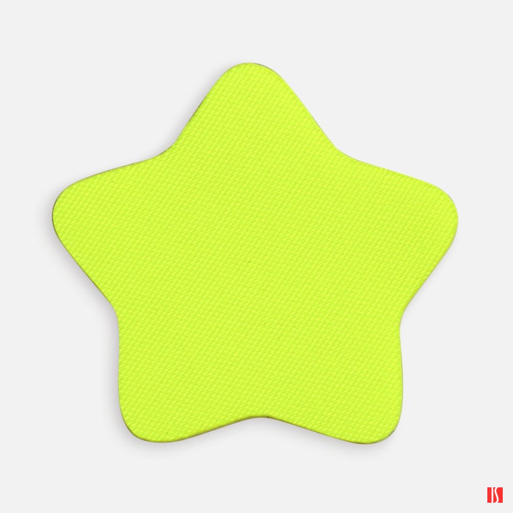 Наклейка тканевая Lunga Bial, M, желтый неон