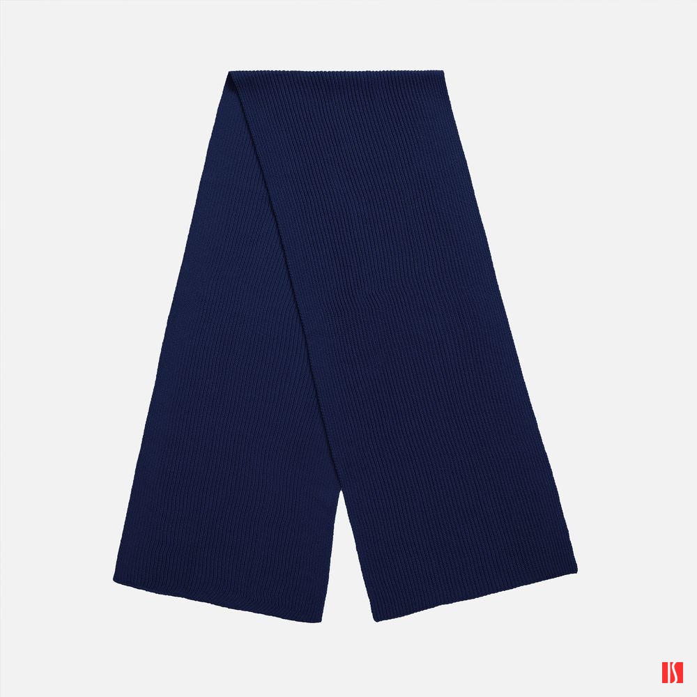 Шарф Nobilis Mono, темно-синий