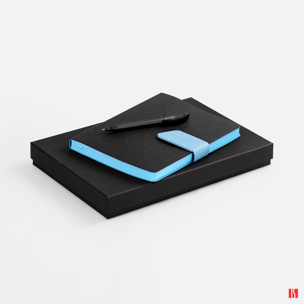 Набор Boom, черный с голубым