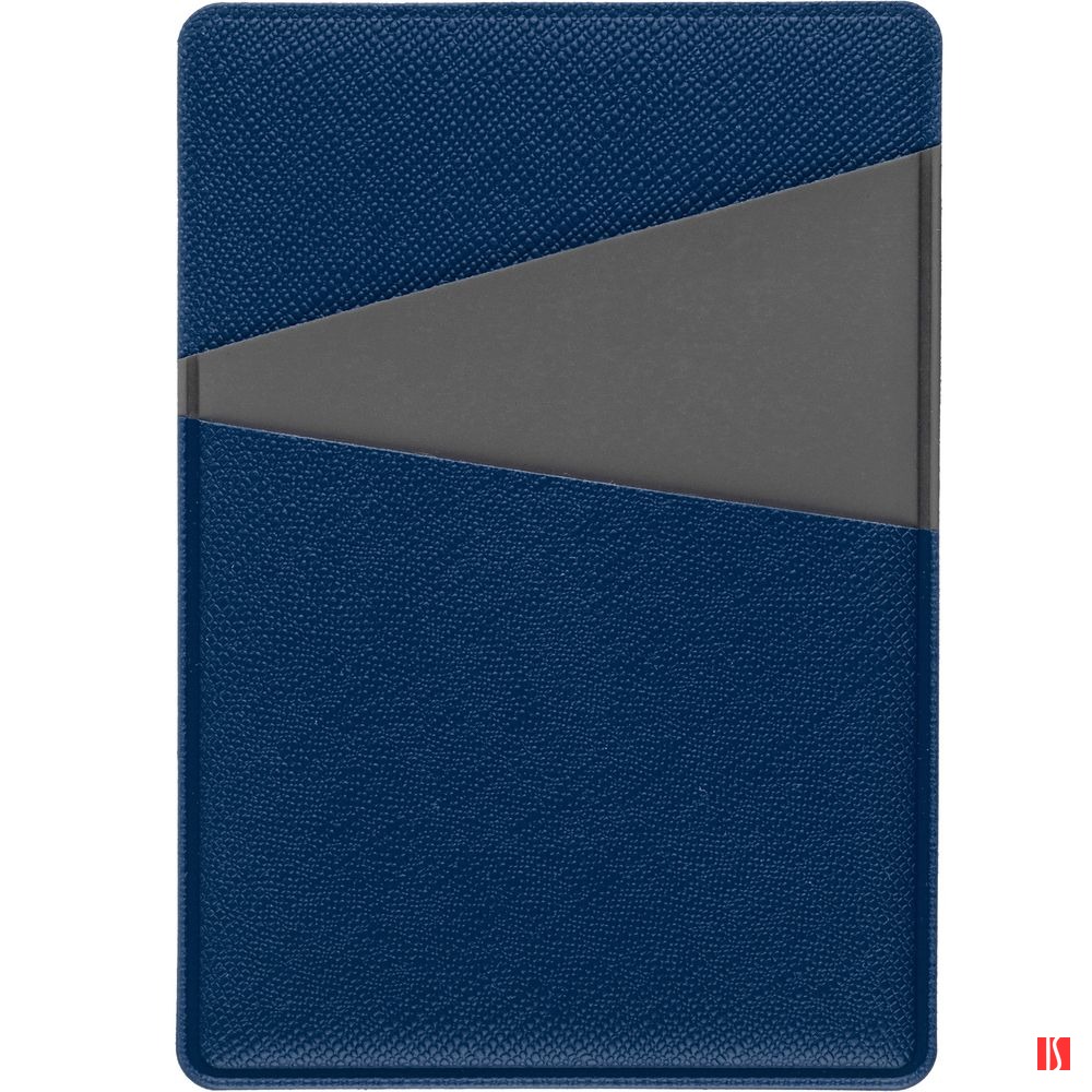 Картхолдер Dual, серо-синий