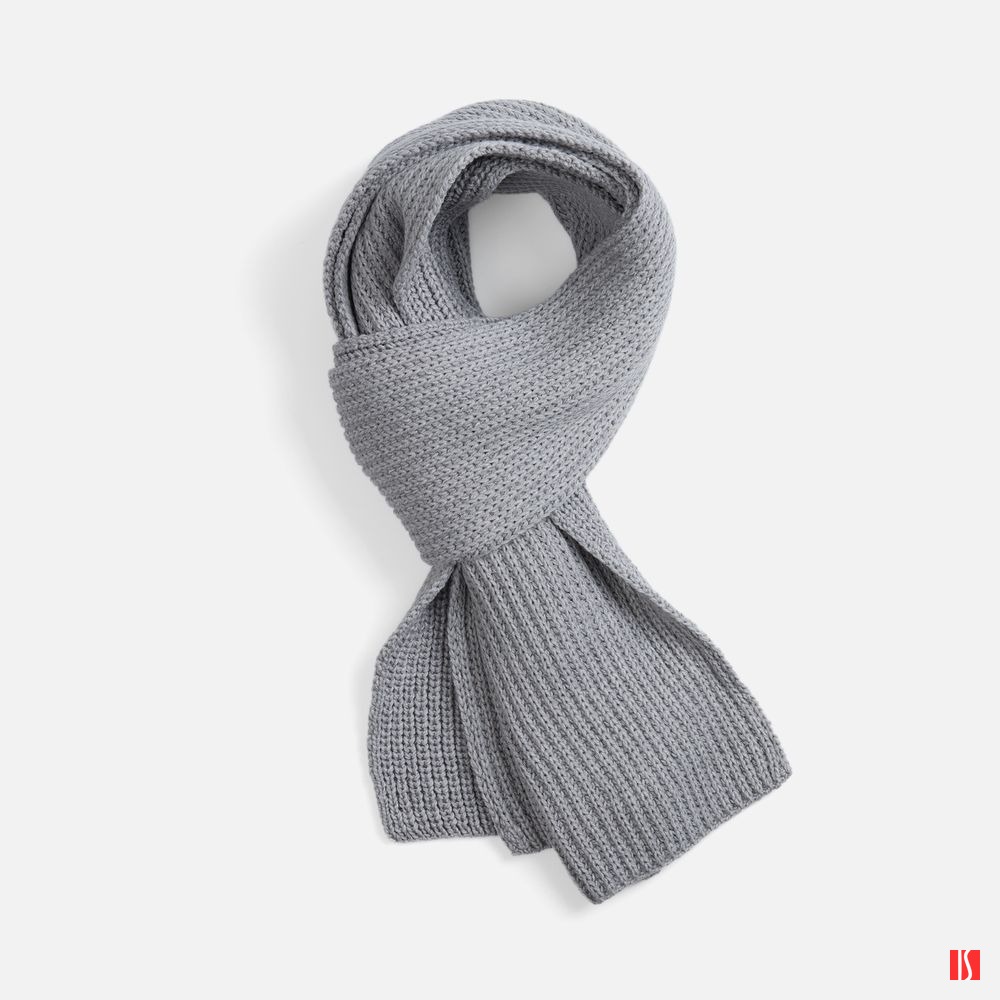 Шарф Nordkyn, светло-серый меланж