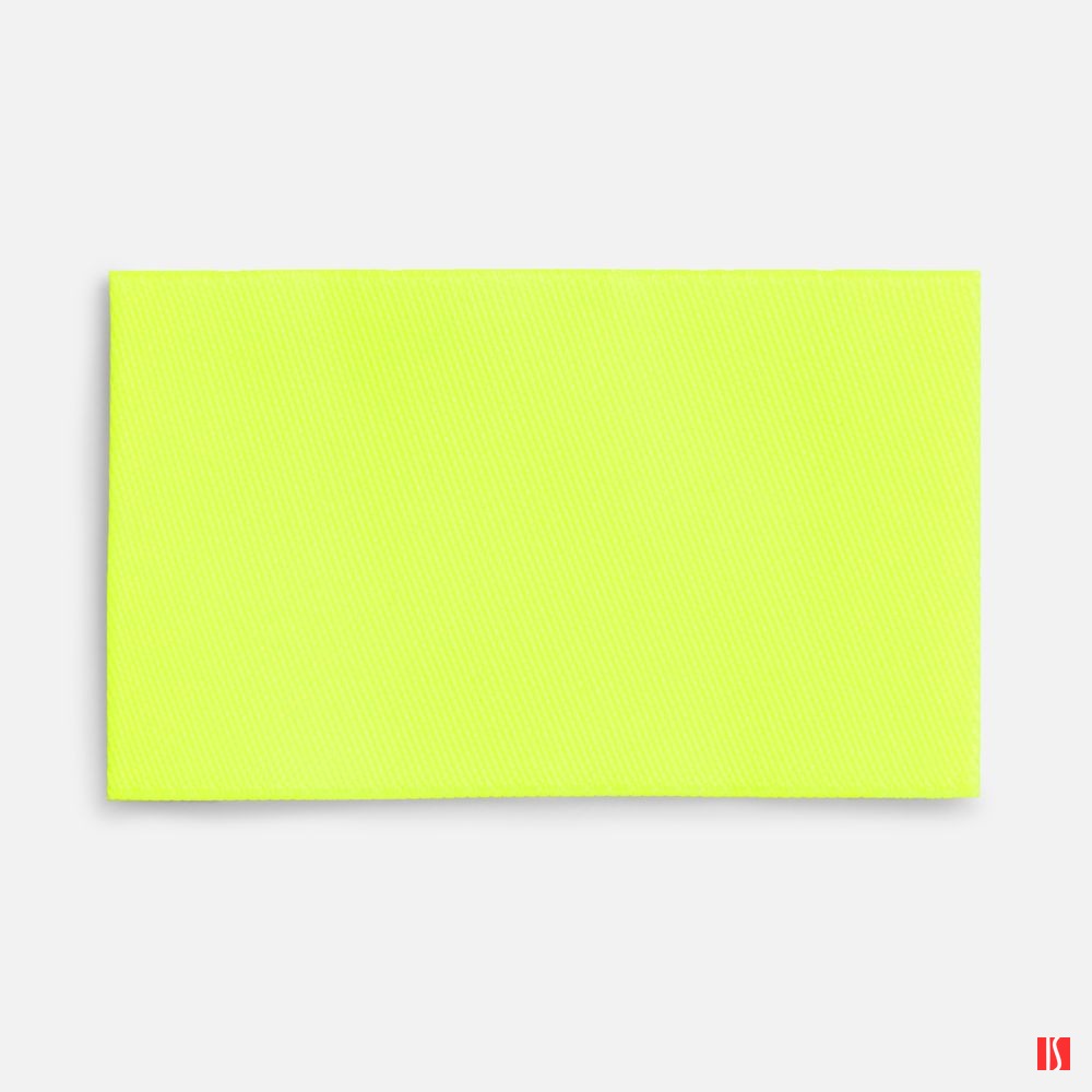 Лейбл тканевый Epsilon, M, желтый неон