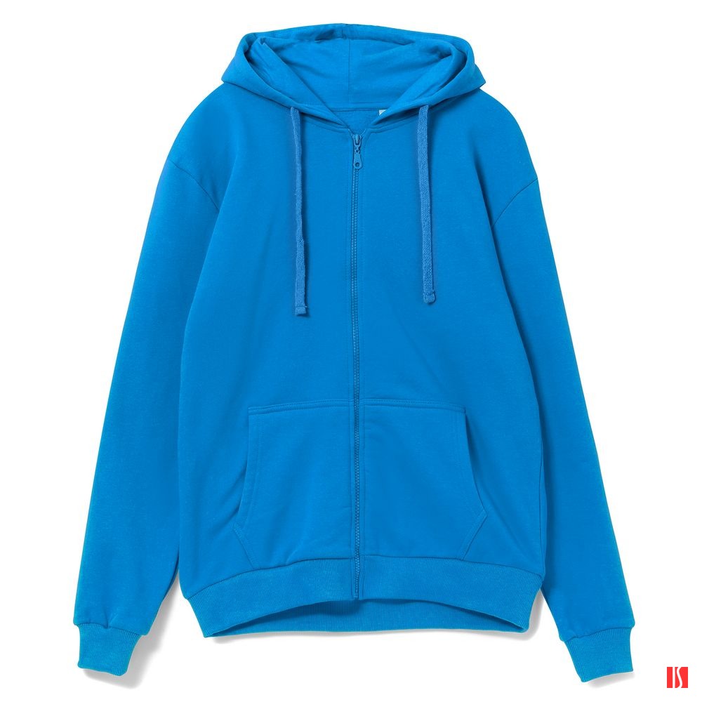 Толстовка на молнии с капюшоном Siverga Heavy 2.0, бирюзовая