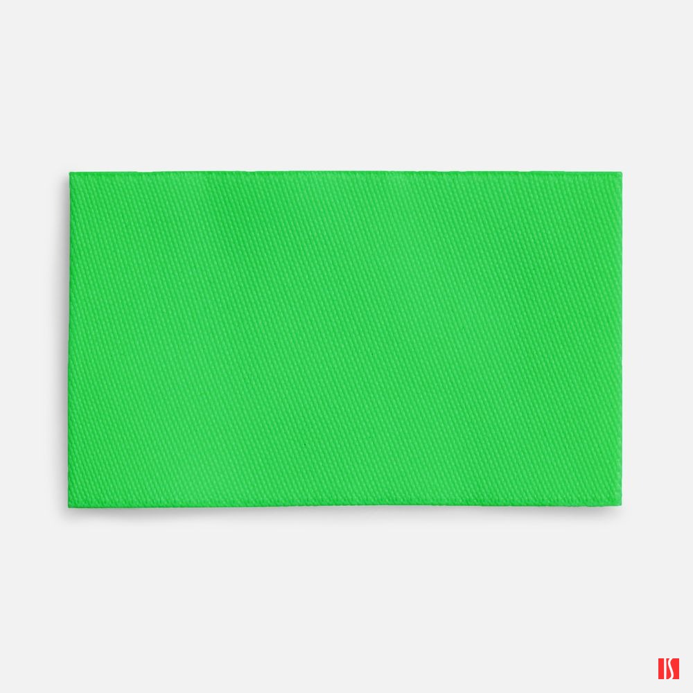 Лейбл тканевый Epsilon, M, зеленый неон