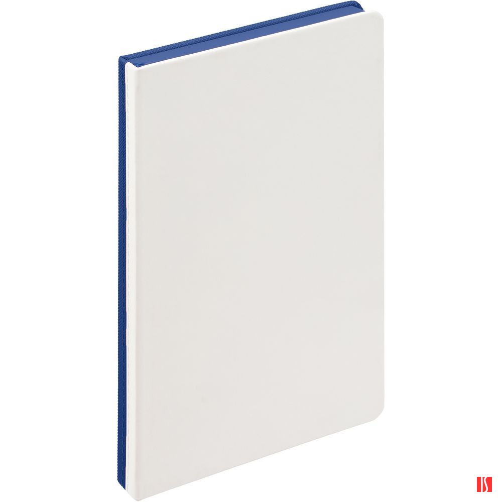 Ежедневник Duplex, недатированный, белый с синим