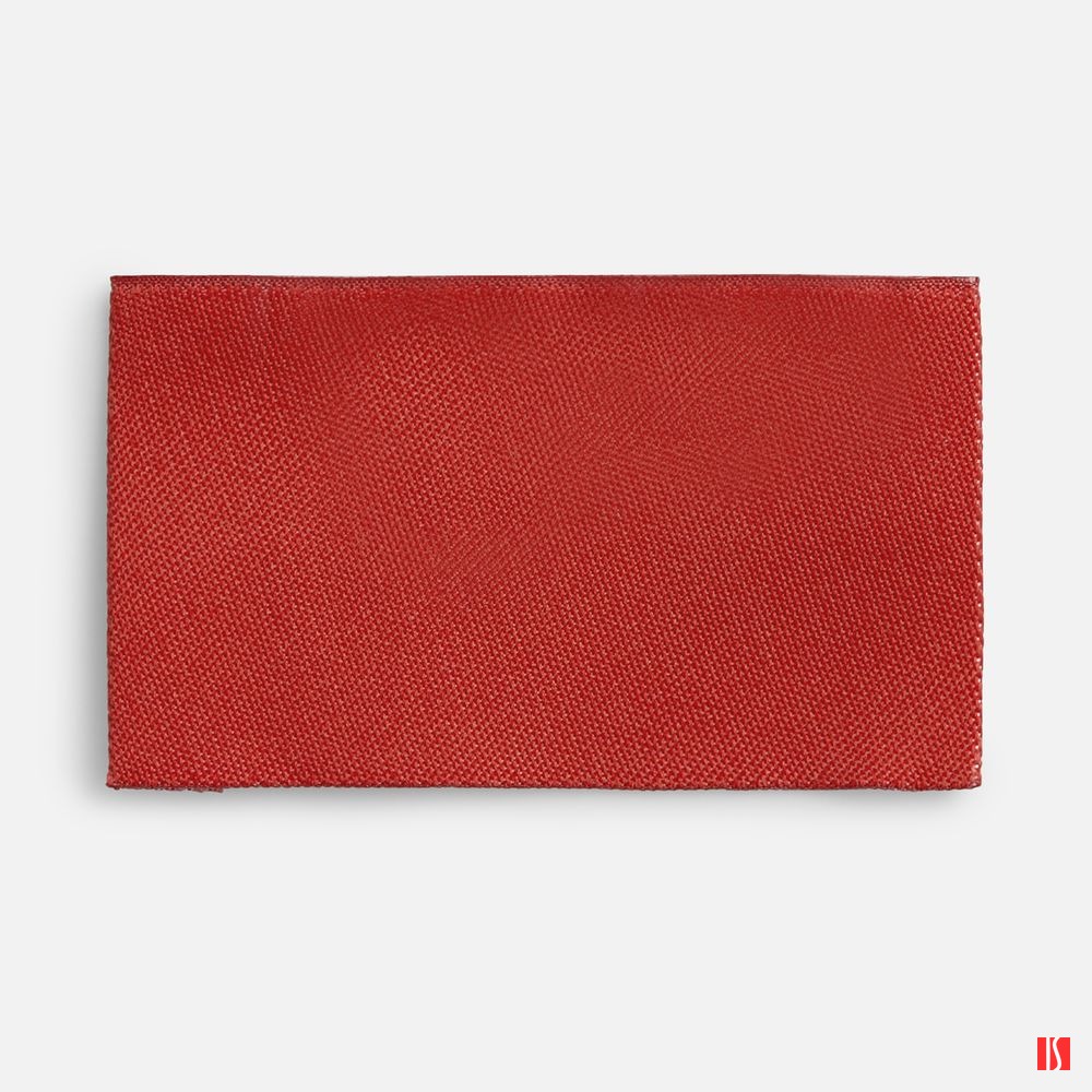 Лейбл тканевый Epsilon, M, красный