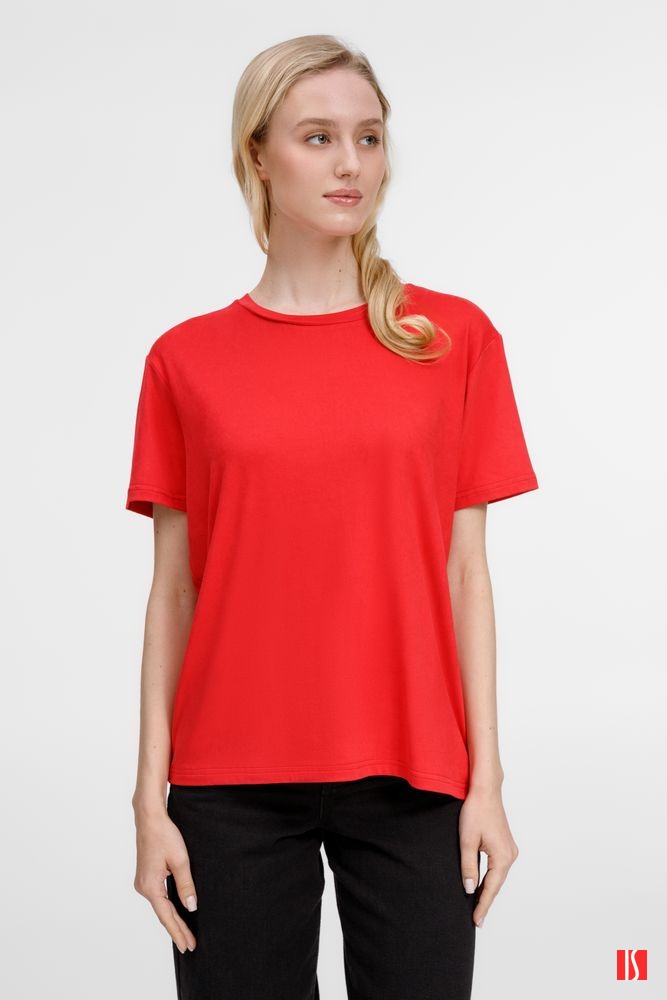 Купить Футболка унисекс Senti, красная Футболка унисекс Senti, красная