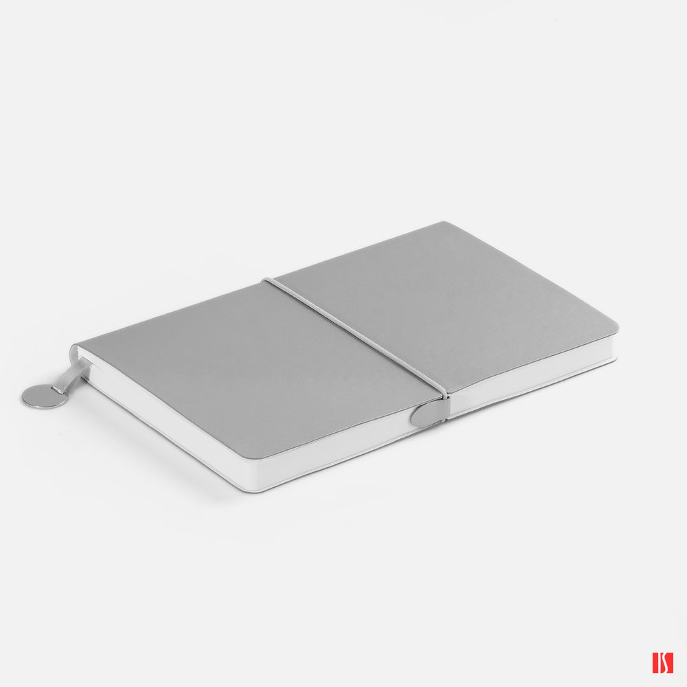 Ежедневник Waltz, недатированный, серебристый