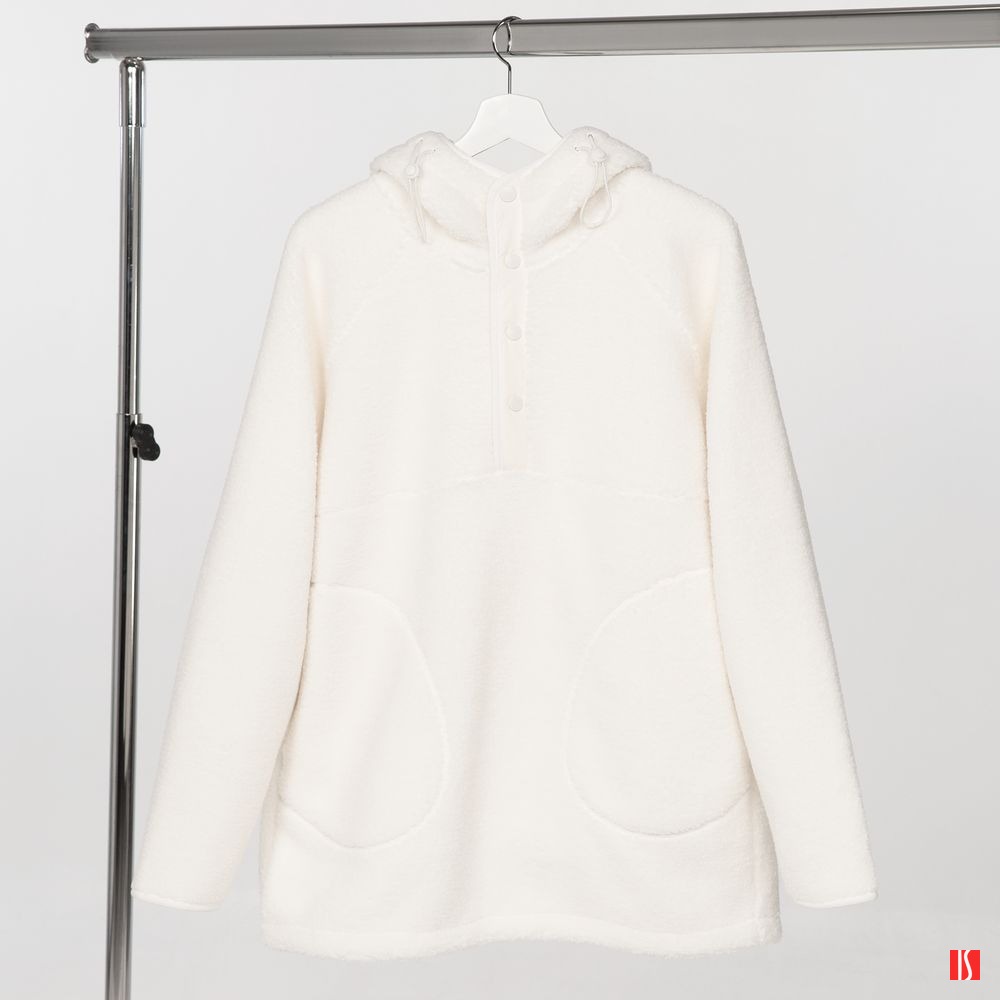 Анорак унисекс Oblako, молочно-белый