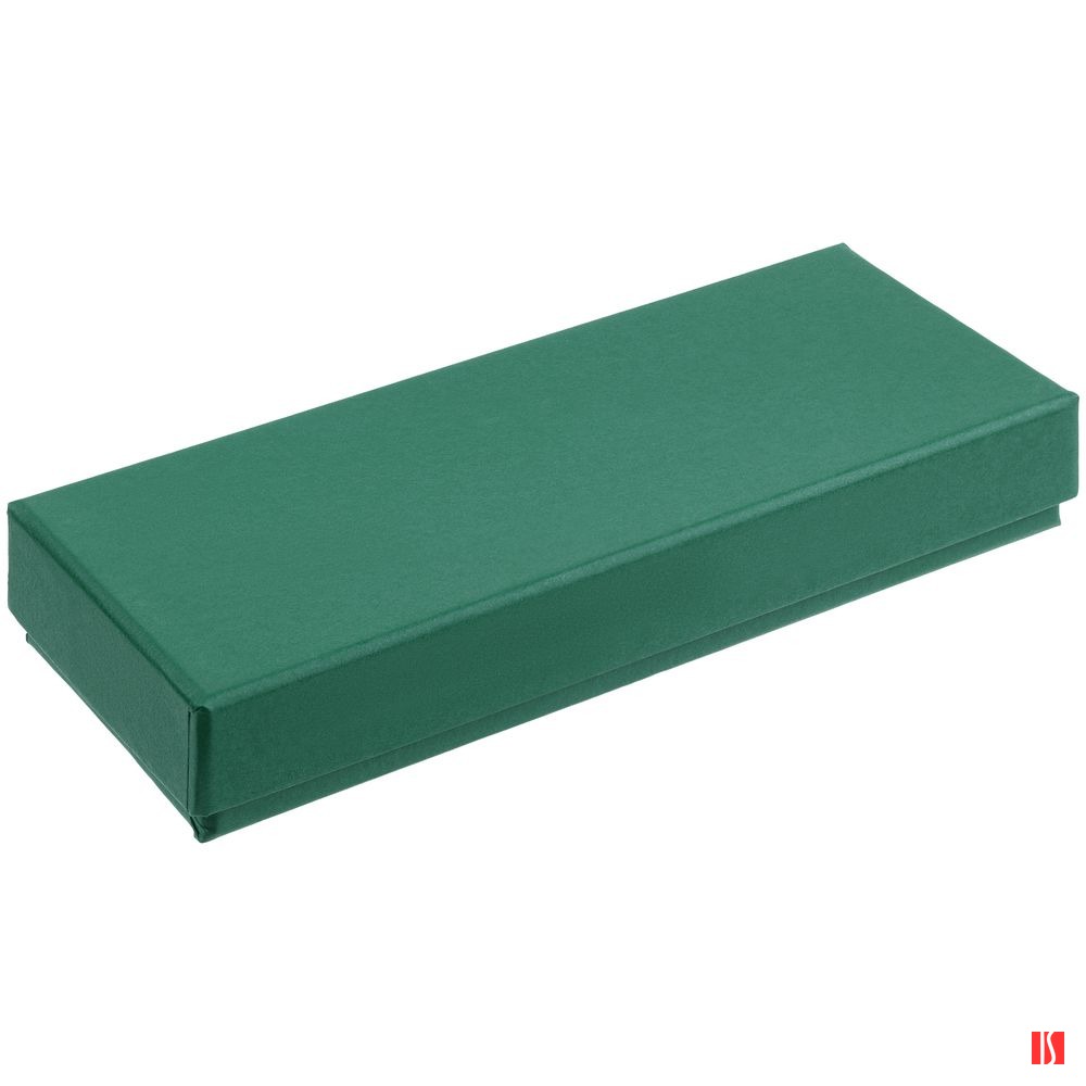 Коробка Notes с ложементом для ручки и флешки, зеленая