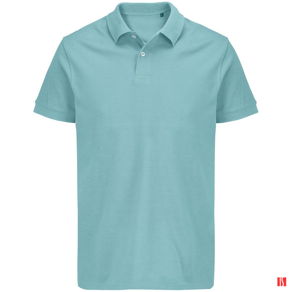 Купить Рубашка поло унисекс Pacific, голубая (морская волна) Рубашка поло унисекс Pacific, голубая (морская волна)