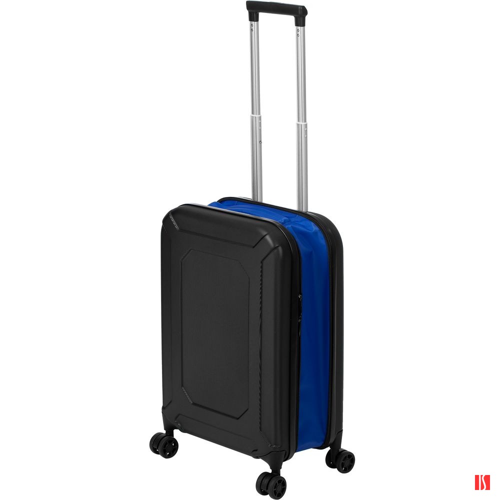 Купить Чемодан Platta, черный с синим Чемодан Platta, черный с синим