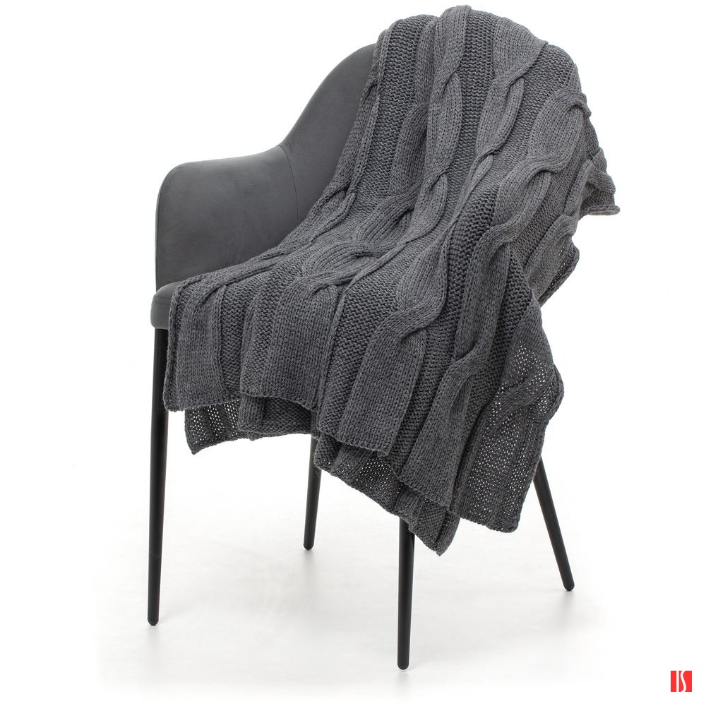 Купить Плед Snefald, серый (маренго меланж) Плед Snefald, серый (маренго меланж)