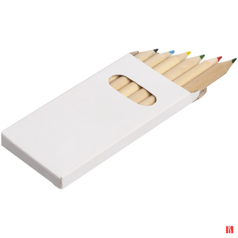 Набор цветных карандашей Pencilvania Mini, белый