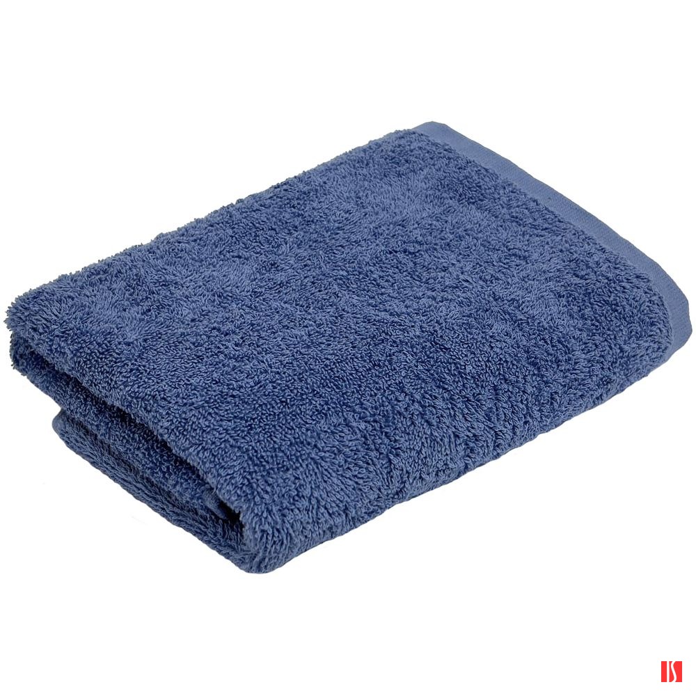 Полотенце махровое «Кронос», среднее, синее (дельфинное)