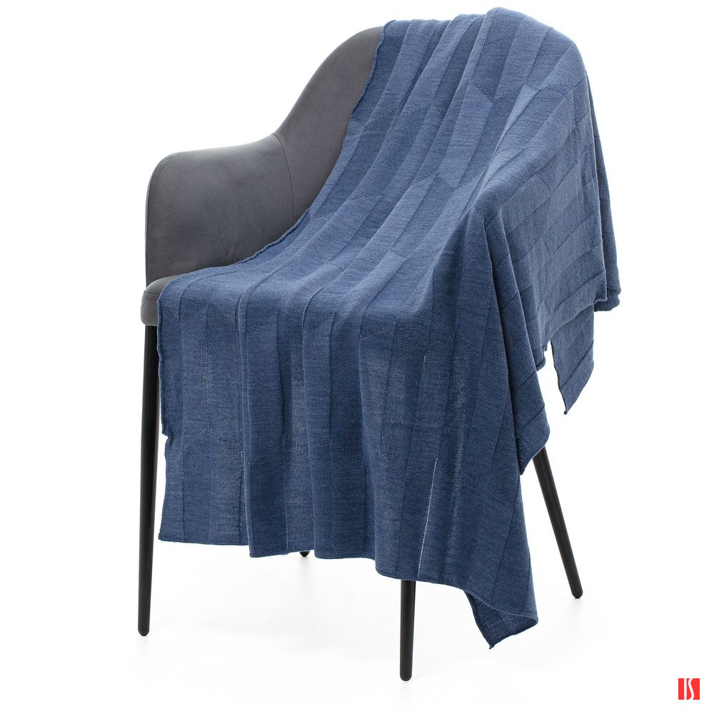 Купить Плед Rombus, синий меланж (джинс) Плед Rombus, синий меланж (джинс)