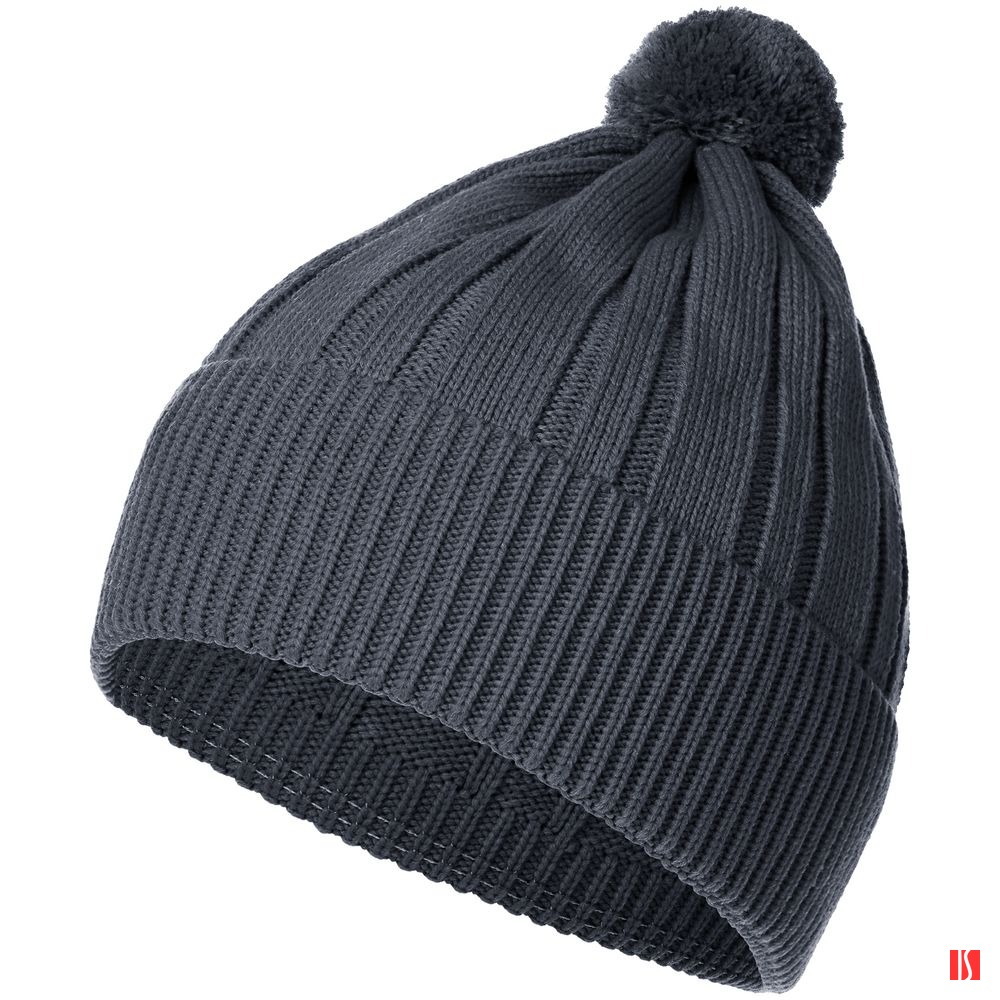 Шапка Knit Beat, серая (графит)