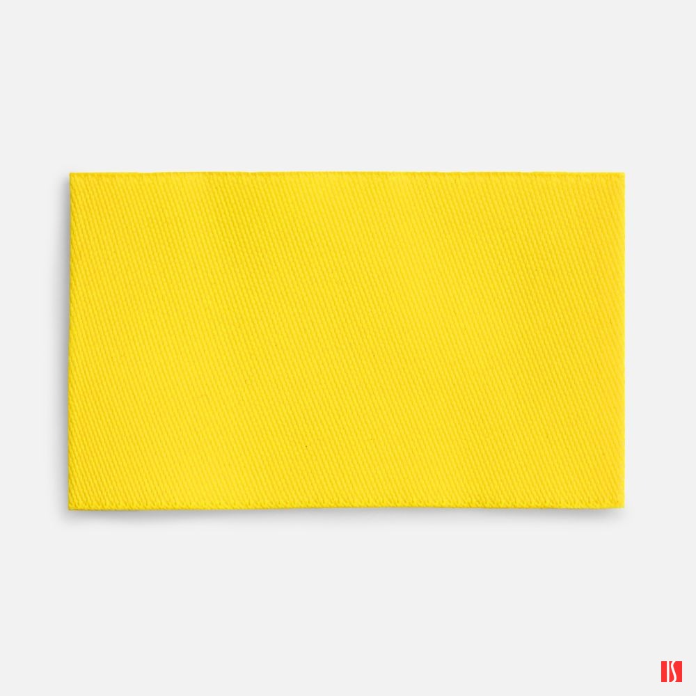 Лейбл тканевый Epsilon, M, желтый