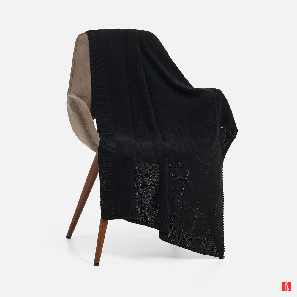 Плед Quadrisma, черный