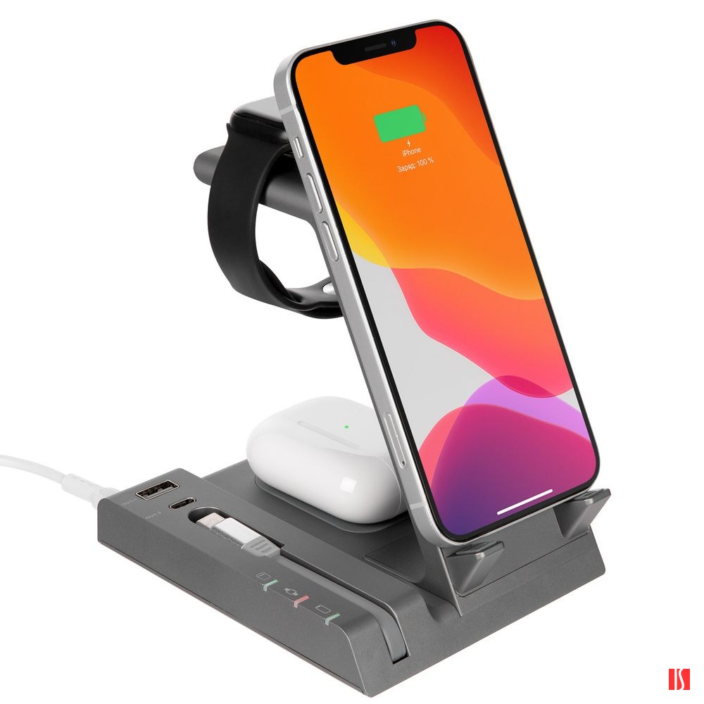 Зарядная станция Tres, серая