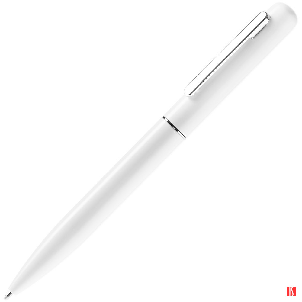 Ручка шариковая Scribo, матовая белая