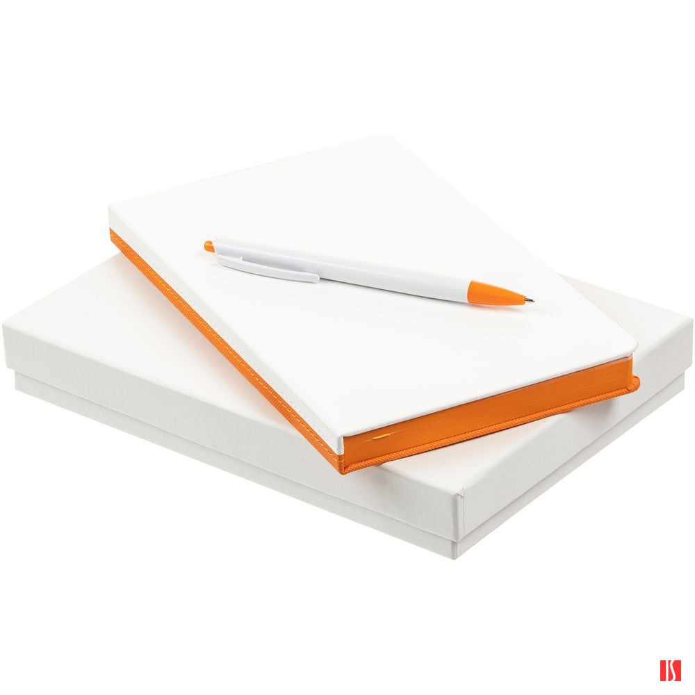 Набор Duplex, белый с оранжевым