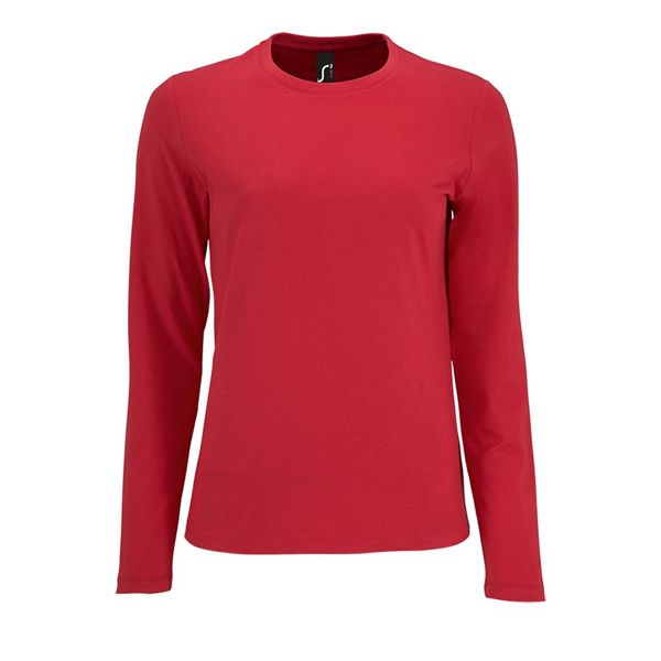 Купить Футболка с длинным рукавом Imperial LSL Women, красная Футболка с длинным рукавом Imperial LSL Women, красная