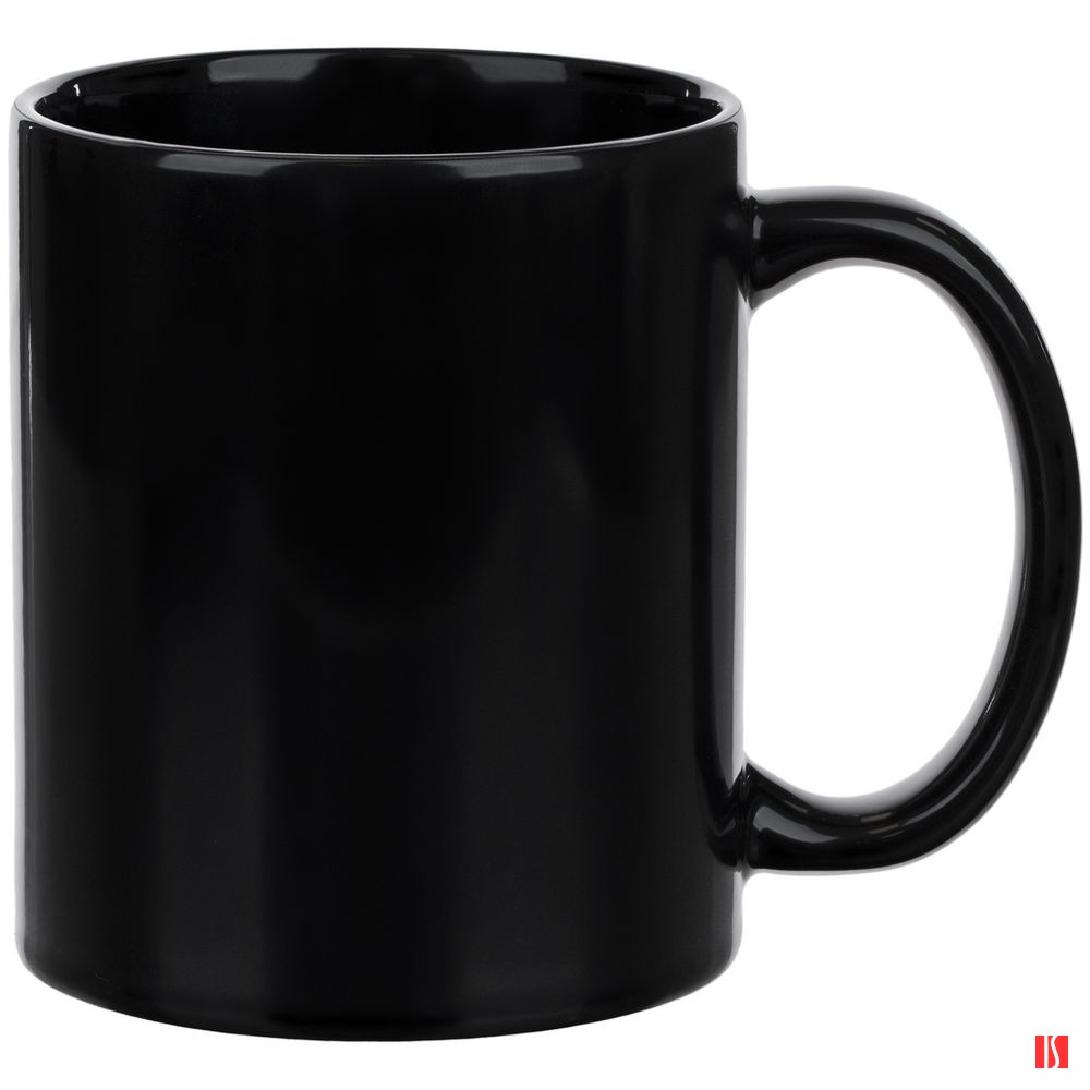 Кружка-хамелеон On Display, глянцевая, черная