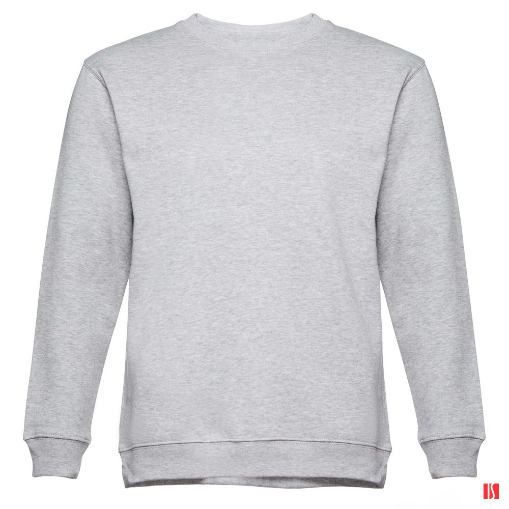 Свитшот унисекс Delta, серый меланж