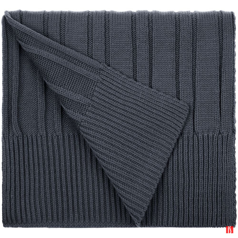 Шарф Knit Beat, серый (графит)