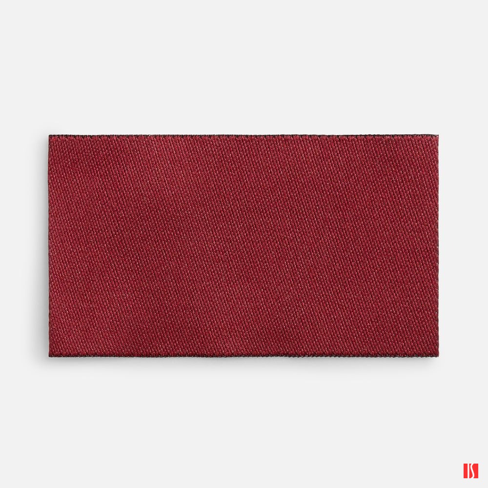 Лейбл тканевый Epsilon, M, бордовый