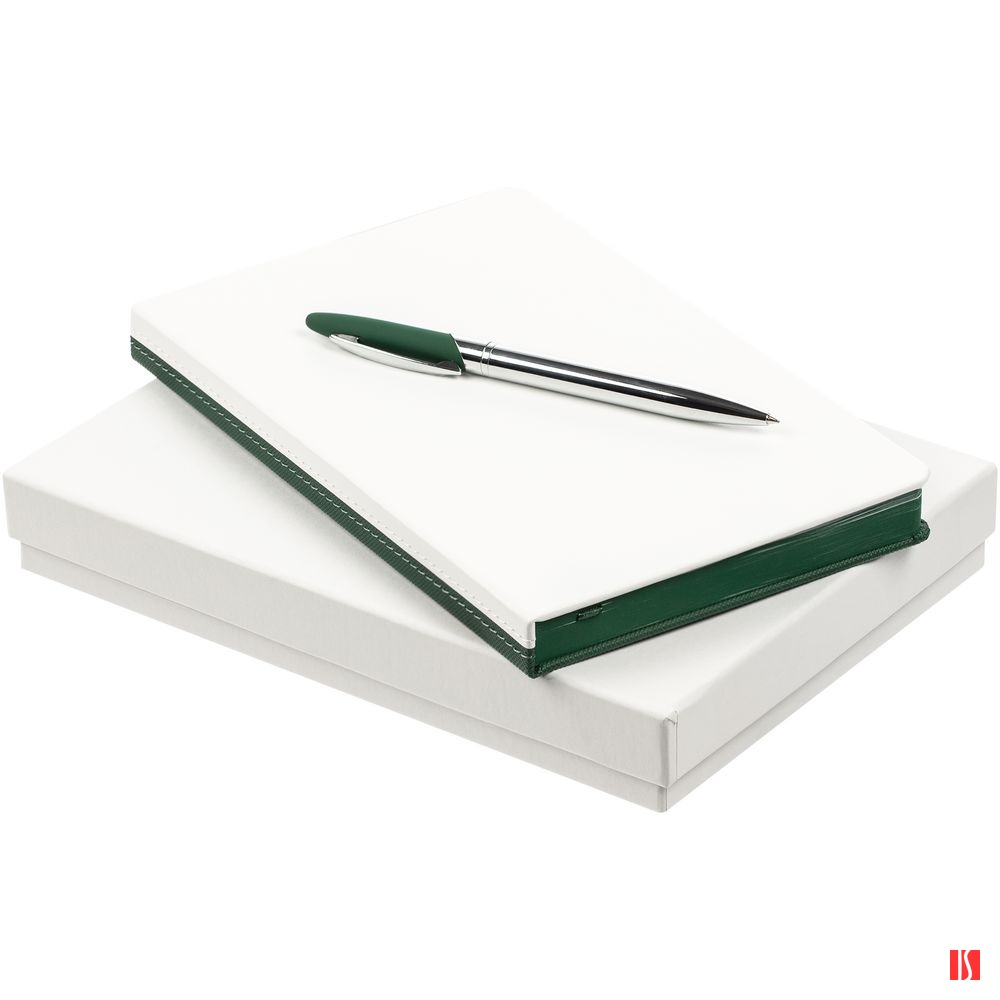 Набор Duplex, белый с зеленым