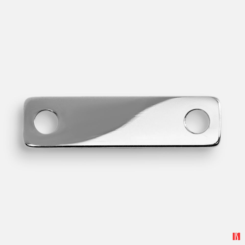 Купить Шильдик металлический Alfa Liten, серебристый глянцевый Шильдик металлический Alfa Liten, серебристый глянцевый