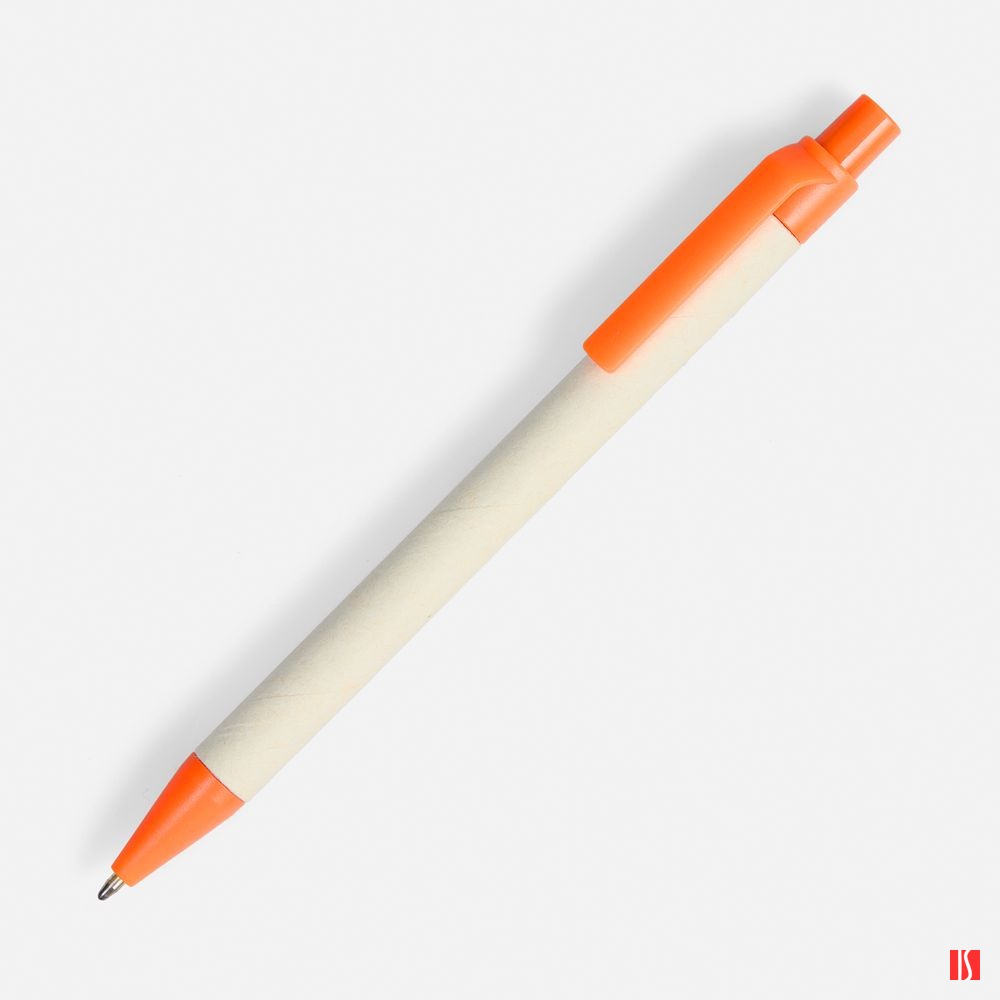 Ручка шариковая MilkMake, оранжевая