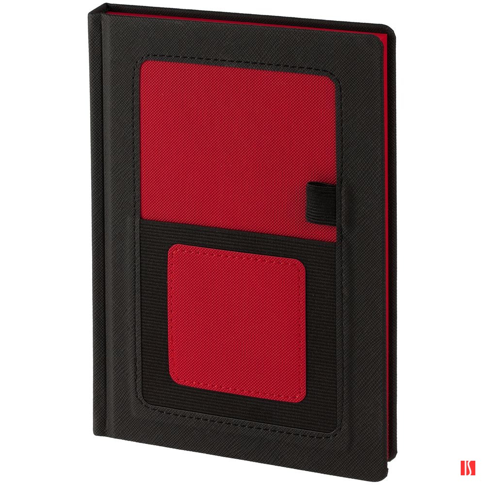 Купить Ежедневник Mobile на заказ, недатированный, черно-красный Ежедневник Mobile на заказ, недатированный, черно-красный