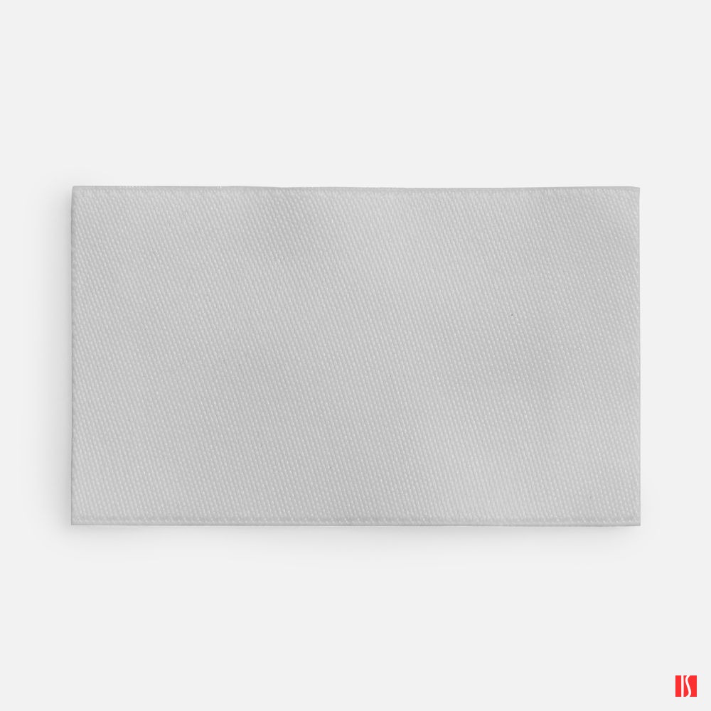 Лейбл тканевый Epsilon, M, светло-серый