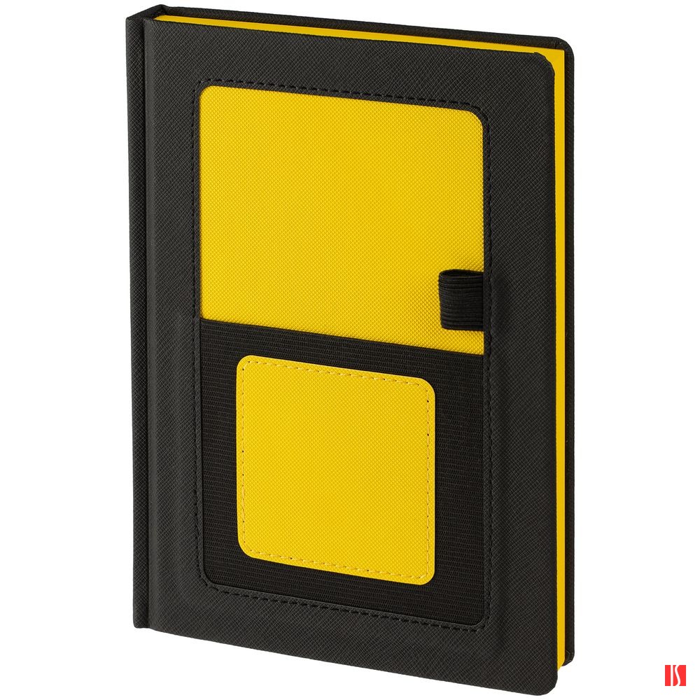 Купить Ежедневник Mobile на заказ, недатированный, черно-желтый Ежедневник Mobile на заказ, недатированный, черно-желтый