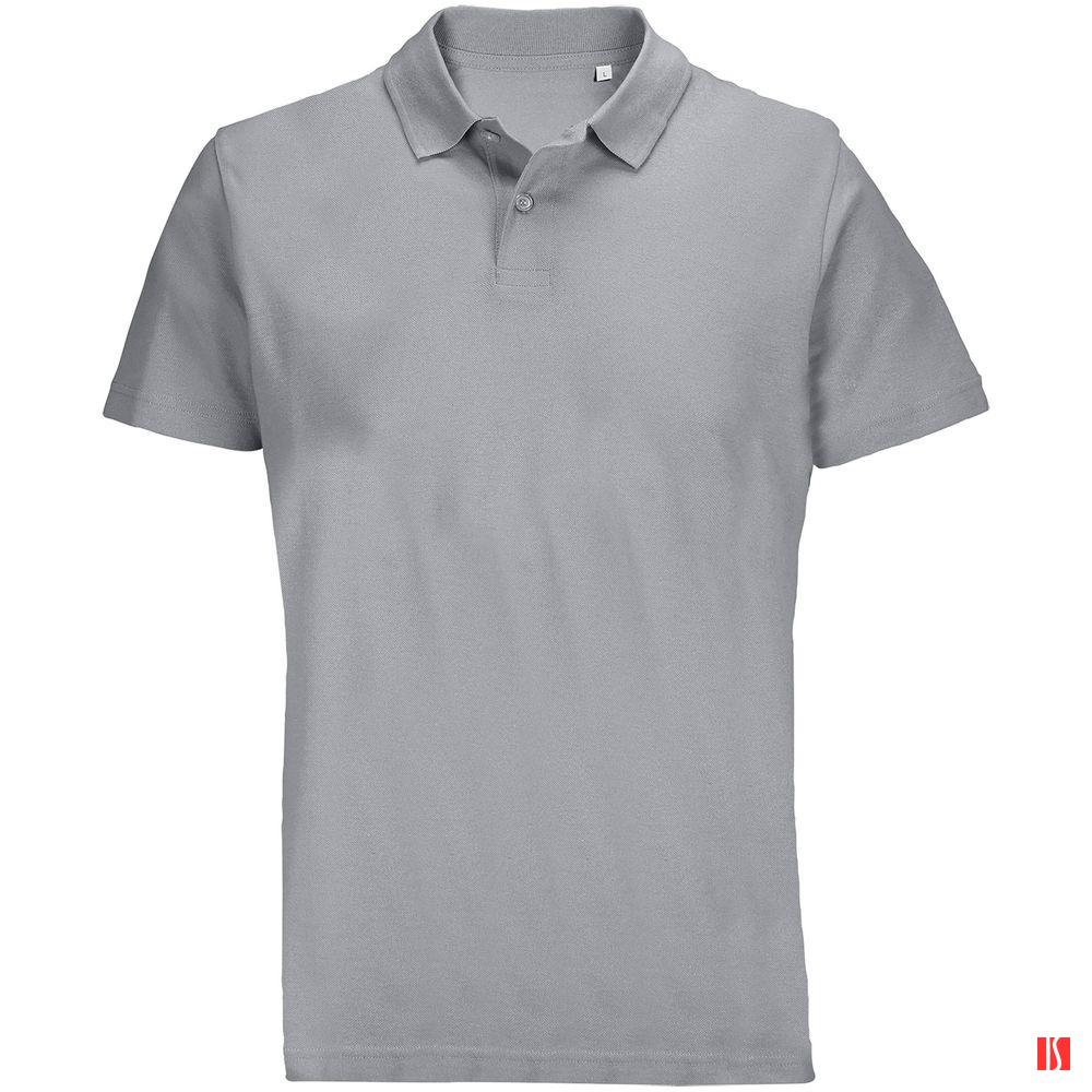 Купить Рубашка поло унисекс Pulse, серая Рубашка поло унисекс Pulse, серая