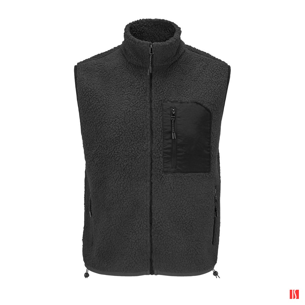 Жилет унисекс Fury BW, темно-серый (графит)