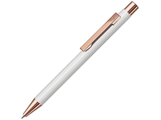 Ручка шариковая металлическая «STRAIGHT RO GO», белый/золотистый