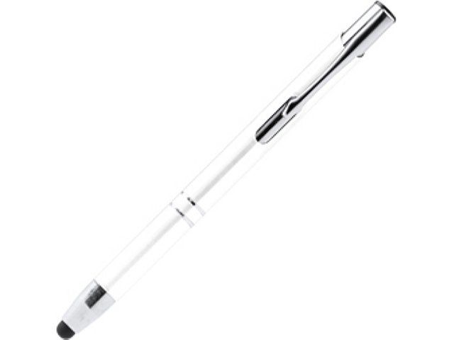 Ручка-стилус металлическая шариковая KRUGER, белый